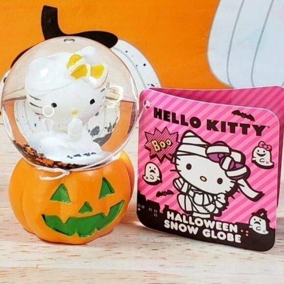 Sanrio Other - Sanrio Hello Kitty Halloween Mini 2.5" Cat Mummy Snowglobe Kids Gift NWT